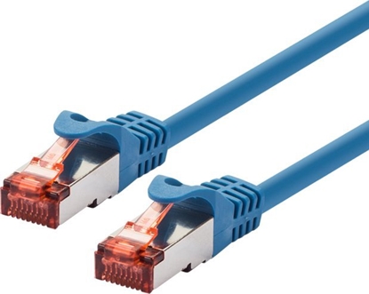 Изображение LOGON TCF66F030B kabel sieciowy Niebieski 3 m Cat6a F/UTP (FTP)