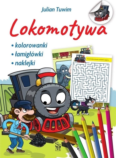 Picture of Lokomotywa. Kolorowanki, amigówki, naklejki