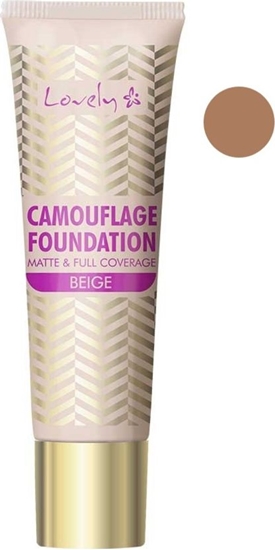 Picture of Lovely Camouflage Foundation Matt & Full Coverage 4 Beige 25g