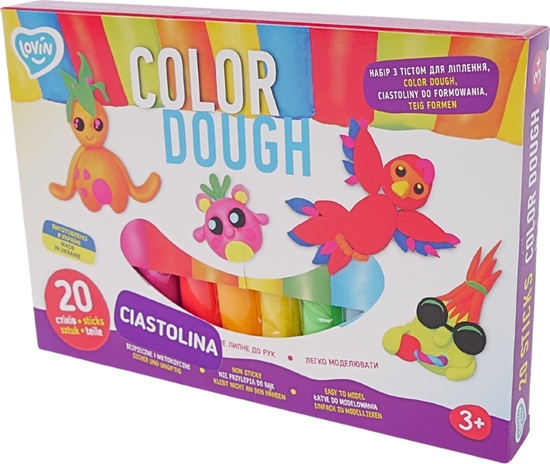 Picture of LovinDo Plastelina Ciastolina Kolorowa Masa Plastyczna Zestaw Kreatywny Modelowanie