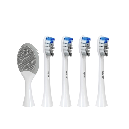 Изображение Lovio LVTB124WH-HM SonicProtect PRO Toothbrush Heads Medium White