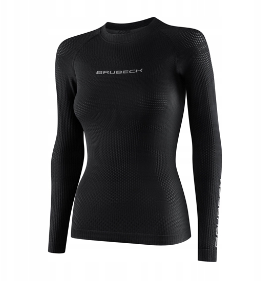 Изображение LS1594W Koszulka damska 3D PRO z dugim rkawem czarny XL
