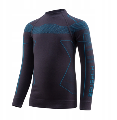 Изображение LS1611K Bluza dziecica THERMO KIDS grafitowy/niebieski 104/110