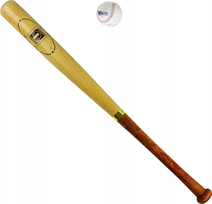 Изображение Lucio Londero Drewniany Kij Baseballowy 75 cm z Pik do Baseballa