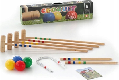 Attēls no Lucio Londero Zestaw do Krokieta LONDERO dla Dzieci (4 graczy)