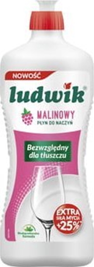 Picture of Ludwik Ludwik pyn do mycia naczy 900g - malinowy