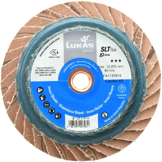 Picture of LUKAS CIERNICA LISTKOWA 125mm P 40 SLTFLEX CERAMIC AD IQ-SERIES