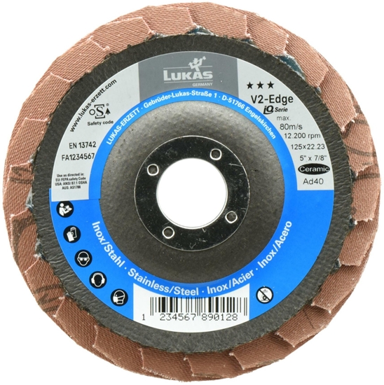 Picture of LUKAS CIERNICA LISTKOWA 125mm V2 EDGE P40 CERAMIC AD