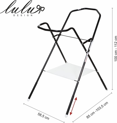 Attēls no Lulu Design Stojak pod wann 84cm (czarny)