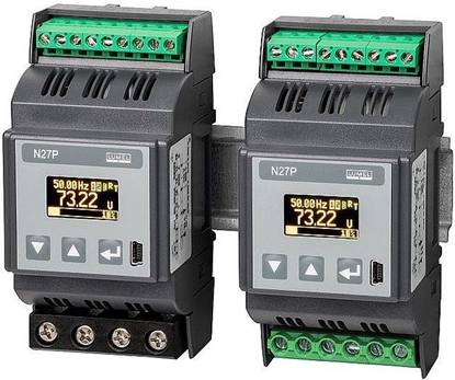 Attēls no Lumel Miernik cyfrowy na szyn RS-485 2-Przekanikowe USB (N27P 1100P0)