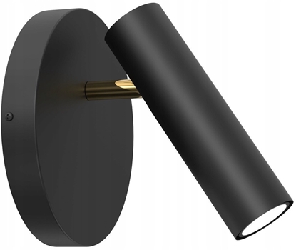 Picture of Luminex Axion 4320 kinkiet lampa cienna 1x8W GU10 czarny/zoty