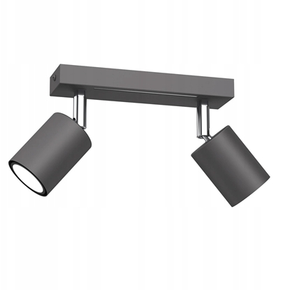 Picture of Luminex Striper 4464 listwa plafon lampa sufitowa 2x8W GU10 szary/chrom