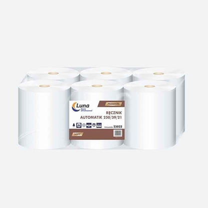 Attēls no Luna Soft Home Automatik 250/39/21  Rcznik papierowy, 2-warstwy, celuloza  6 rolek