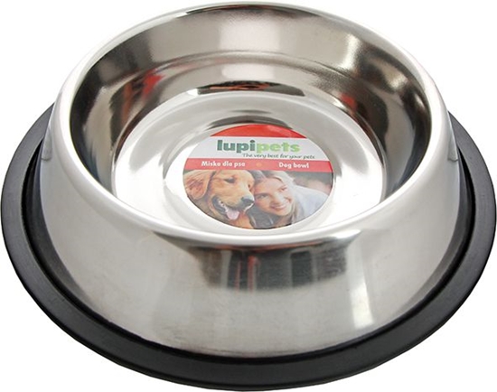 Picture of LUPI PETS MISKA METALOWA NA GUMIE 0,45L