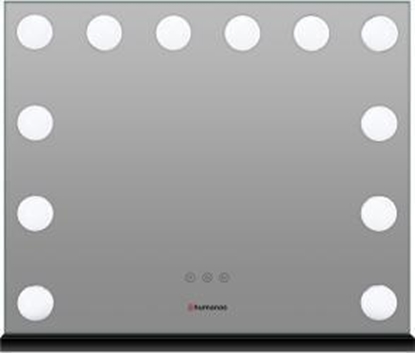 Picture of Lusterko kosmetyczne Humanas Lustro do makijau HS-HM02 z owietleniem LED - czarne