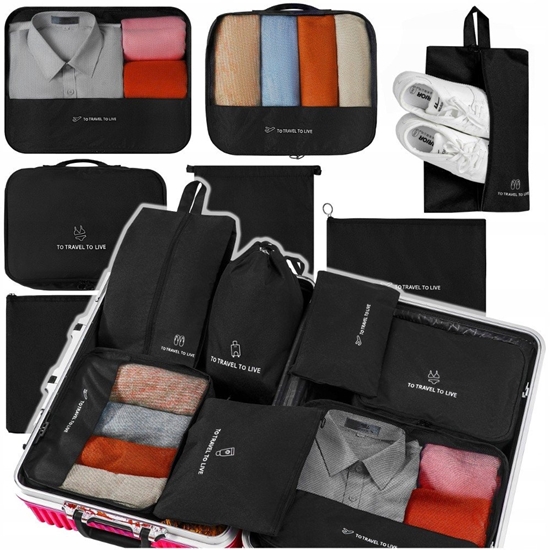 Изображение M13G ZESTAW TOREB ORGANIZERÓW DO WALIZKI  SZUFLADY