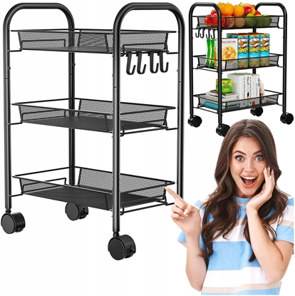 Picture of M20A MOBILNY REGA NA KÓKACH DO KUCHNI   AZIENKI