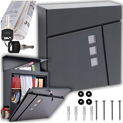 Attēls no M44B SKRZYNKA POCZTOWA NA LISTY GAZETY    MODERN ANTR