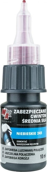 Picture of MA PROFESSIONAL ÅRODEK DO ZABEZPIECZANIA GWINTÃW NIEBIESKI 10ML ÅREDNI