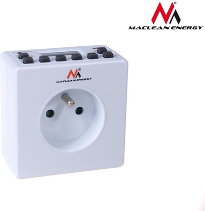 Изображение Maclean Timer cyfrowy MCE30G Czasomierz - programator cyfrowy, niemieckie gniazdo.