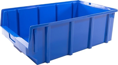 Attēls no Magazynuj Pojemnik plastikowy, warsztatowy, kuweta z polipropylenu. Wym: 600x360x200 (kolor: niebieski)