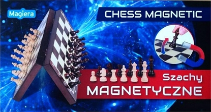 Attēls no Magiera Szachy drewniane magnetyczne 30353