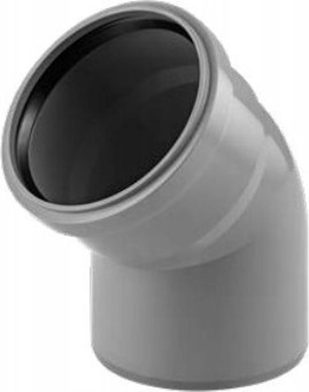 Picture of Magnaplast Kolano kanalizacji wewntrznej PP 50/22 HTB szare