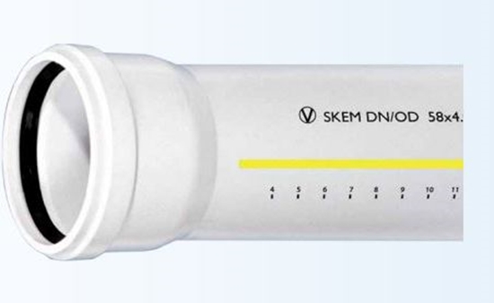 Изображение Magnaplast Rury z kielichem dBEM 110mm 2m (15260)