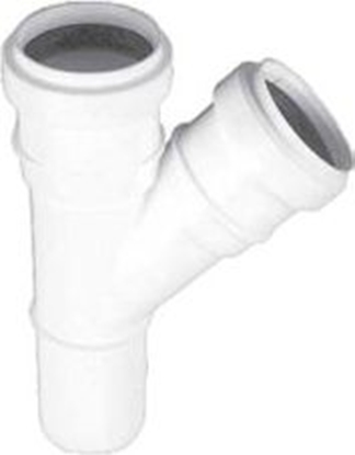 Attēls no Magnaplast Trójnik 45° kanalizacji wewntrznej HTEA 32mm biay (422103)