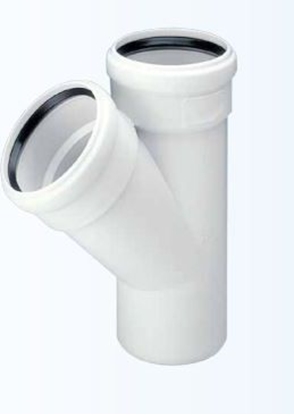Attēls no Magnaplast Trójniki 45° kanalizacji wewntrznej dBEA 110/50mm (16030)