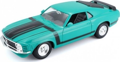 Picture of Maisto MAISTO 31943-70 Ford Mustang Boss 302 1970 zielony samochód 1:24