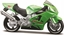 Picture of Maisto Model metalowy Motocykl Kawasaki Ninja ZR-12R 1/18 z podstawk