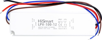 Attēls no Zasilacz Hismart Maitinimo altinis 12V, 8.5A, 100W, IP67