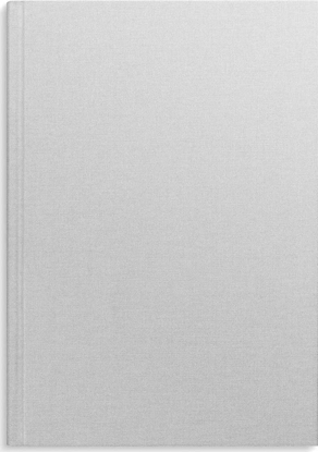 Изображение Mayland-Burde Burde Notesbog, grå tekstilpræg, ulinj., A4