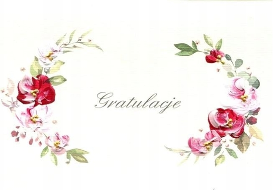 Picture of MAK Karnet Gratulacje DL G04 - Kwiaty