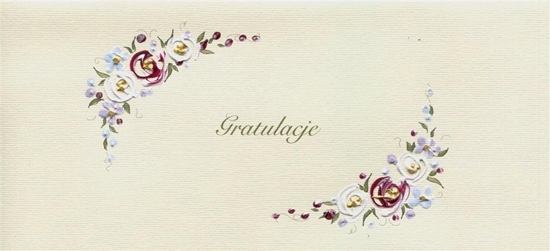 Picture of MAK Karnet Gratulacje DL G07 - Kwiaty