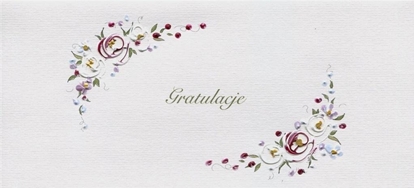 Attēls no MAK Karnet Gratulacje DL G08 - Kwiaty