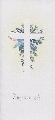 Attēls no MAK Karnet Kondolencje DL KON02 - Krzy