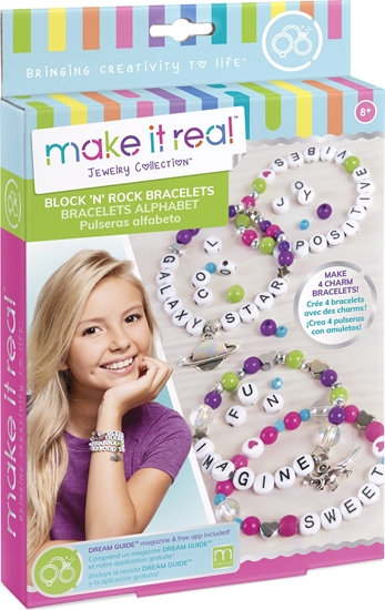 Picture of Make it real Krybinis rinkinys Apyranks su raidmis Make it real Block&Rock