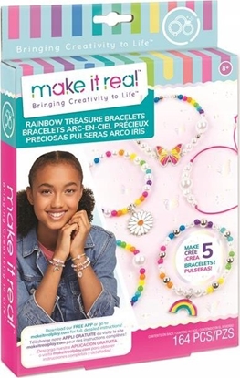 Picture of Make it real MAKE IT REAL Bransoletki Rainbow Treasur, zestaw kreatywny
