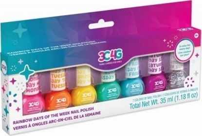 Picture of Make it real MAKE IT REAL Rainbow Days of the week Nail Polish, 7 pcs