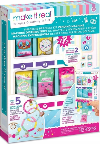 Picture of Make it real MAKE IT REAL Zestaw Bransoletek Automat z Przekskami , zabawka kreatywna