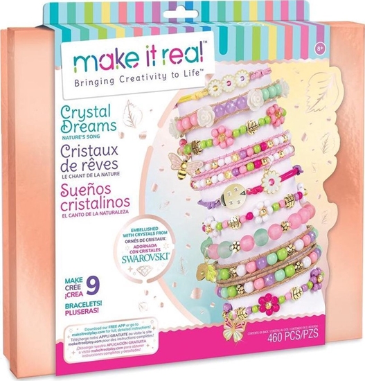 Picture of Make it real Make it Real Zestaw do tworzenia bransoletek Crystal Dreams: Nature's Tale z krysztakami Swarovskiego