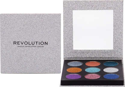 Изображение MAKE UP REVOLUTION REVOLUTION Paleta Prasowanych Brokatow Illusion