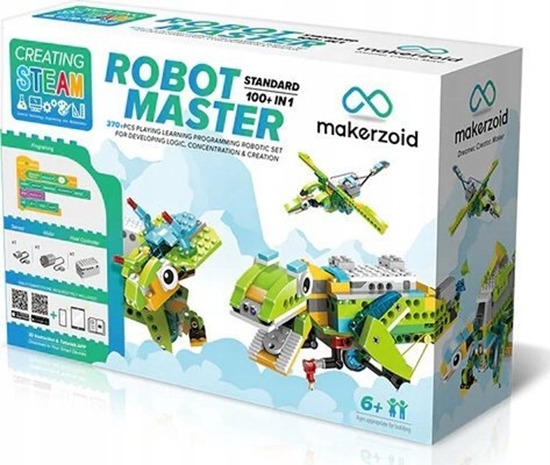 Picture of Makerzoid Robot Master Standard - zestaw ponad 370 klocków edukacyjnych z moliwoci kodowania