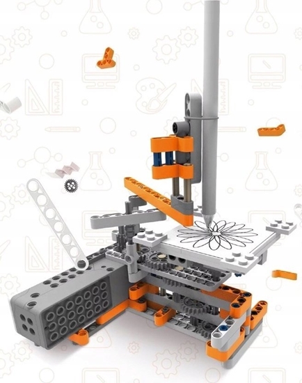 Изображение Makerzoid Superbot - zestaw ponad 400 klocków edukacyjnych z moliwoci kodowania