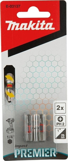 Picture of Makita GROT UDAROWY PH2 - 25MM IP TYP C (2szt) MAKITA