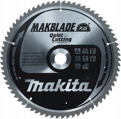 Изображение Makita MAKITA CIRCULAR SAW 305x30x70z MAKBLADE PLUS WOOD