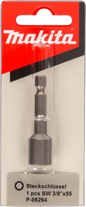 Изображение Makita MAKITA NASADKA MAGNETYCZNA 1/4" HEX 3/8"x55mm