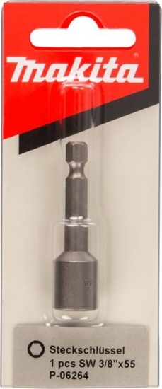 Изображение Makita MAKITA NASADKA MAGNETYCZNA 1/4" HEX 3/8"x55mm
